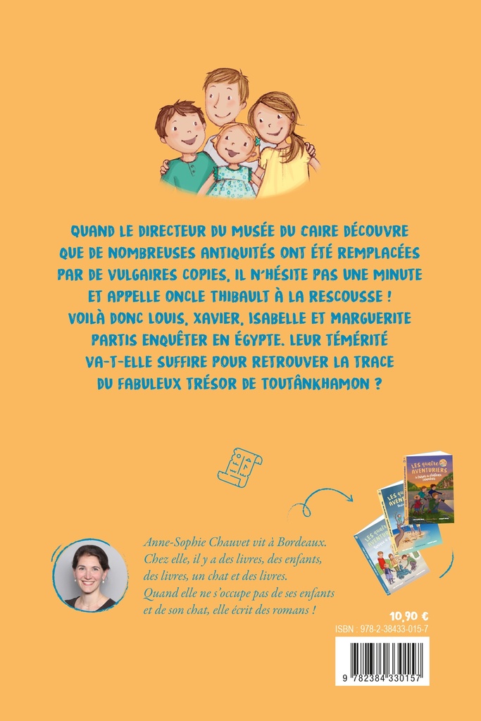 Les Quatre Aventuriers - Tome 7 - Mystère au bord du Nil