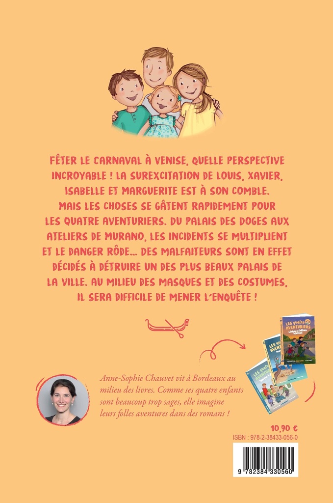 Les Quatre Aventuriers - Tome 8 - Mascarade à Venise